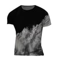 thumbnail image 5 of Mens Vintage Designer Raglan T-Shirt Short Sleeve Printed Summer Round Neck Top Casual T-Shirt, 5 of 5