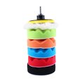 thumbnail image 2 of 7Pcs 5" Sponge Polishing Waxing Buffing Pads Kit Car Polisher M14 Drill Adapter Kit, 2 of 3