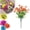 Orange, variant on UV Resistant Colorful Artificial Flower, Artificial Flowers, Outdoor Faux Plants, Eco-Friendly Material, Easy To Take Care Of