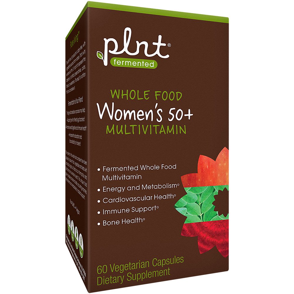 Fermented Whole Food Multivitamin for Women 50+ Supports Immune