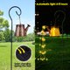 thumbnail image 4 of Luz solar para regadera, luz decorativa para jardín, luz colgante para jardín al aire libre, IP44, resistente al agua, de metal, con energía solar, para jardín, cadena LED, luz de hadas para patio, de, 4 of 10