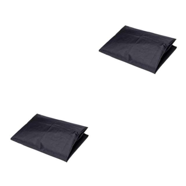 Wosthever Cubierta a prueba de polvo para estufa de barbacoa, accesorios protectores de tapa de quemador de repuesto impermeables a prueba de 112x21cm 2piezas
