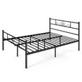 thumbnail image 1 of Giantex Metal Platform Bed Frame Mattress Foundation, Bed Frame w/Heavy-Duty Steel Slats Support, No Box Spring Needed, Easy Assembly, Full, 1 of 8