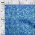 thumbnail image 1 of oneOone Viscose Chiffon Teal Blue Fabric Batik Fabric For Sewing Printed Craft Fabric By The Yard 42 Inch Wide - FO, 1 of 4