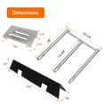 thumbnail image 2 of Grill Parts for Weber GS4 Spirit II 300 Series with Front Control,  Include 67060 Heat Deflector, 15.3" 7636 Flavorizer Bars, 18" 69787 Grill Burner, 2 of 5