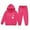 1#Hot Pink209, variant on Byoo Toddler Girls Tracksuit Outfits Cute Cartoon Fist Bump Print Pockets Hooded Sweatshirt Sweatpants Set Warm Clothes Set