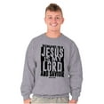 thumbnail image 5 of Jesus is my Lord and Savior Faith Sweatshirt for Men or Women Brisco Brands S, 5 of 6