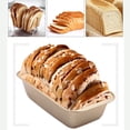 thumbnail image 1 of OUSITAID Toast Cake Mold Rectangle Shaped Carbon Steel Kitchen Non stick Cake Mold Baking Tray Gold, 1 of 3