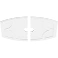 thumbnail image 2 of 40"W x 26 5/8"H x 5"ID x 21 1/2"C x 1"P Kailey Architectural Grade PVC Contemporary Ceiling Medallion, Two Piece, 2 of 11