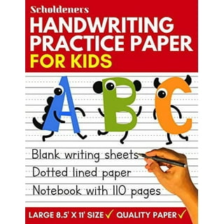 Kindergarten Writing Paper Landscape: For Abc Kids, Writing Paper Landscape  With Dotted Lines, Kindergarten Writing Paper With Lines For kids Boys And