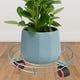 thumbnail image 2 of Soporte para plantas con ruedas, soporte redondo para macetas, carrito para macetas, jardinera Plata, 2 of 6