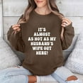 thumbnail image 2 of Cmfcve Women's Fashion Hoodies & Sweatshirts Letter Print Long Sleeve Versatile Tops Crew Neck Loose Gym Pullover Tops, 2 of 6