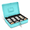 Blue, variant on Blue Small Locking Storage Box with Money Tray and 9 Compartments