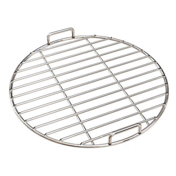 Stainless Steel Grill Grate Replacement 13 Inch, Round with Handle for Fire Pit Campfire and Picnic, Outdoor Camping Grill Grid for Backyard and Party Use, Fits Round Fire Grill