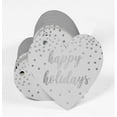 thumbnail image 3 of Inkdotpot Silver Foil Paper Hang Tags Happy Holiday Favor Tags 100 Pieces, 3 of 6