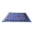 thumbnail image 2 of Ahgly Company Machine Washable Indoor Rectangle Oriental Blue Traditional Area Rugs, 4' x 6', 2 of 4