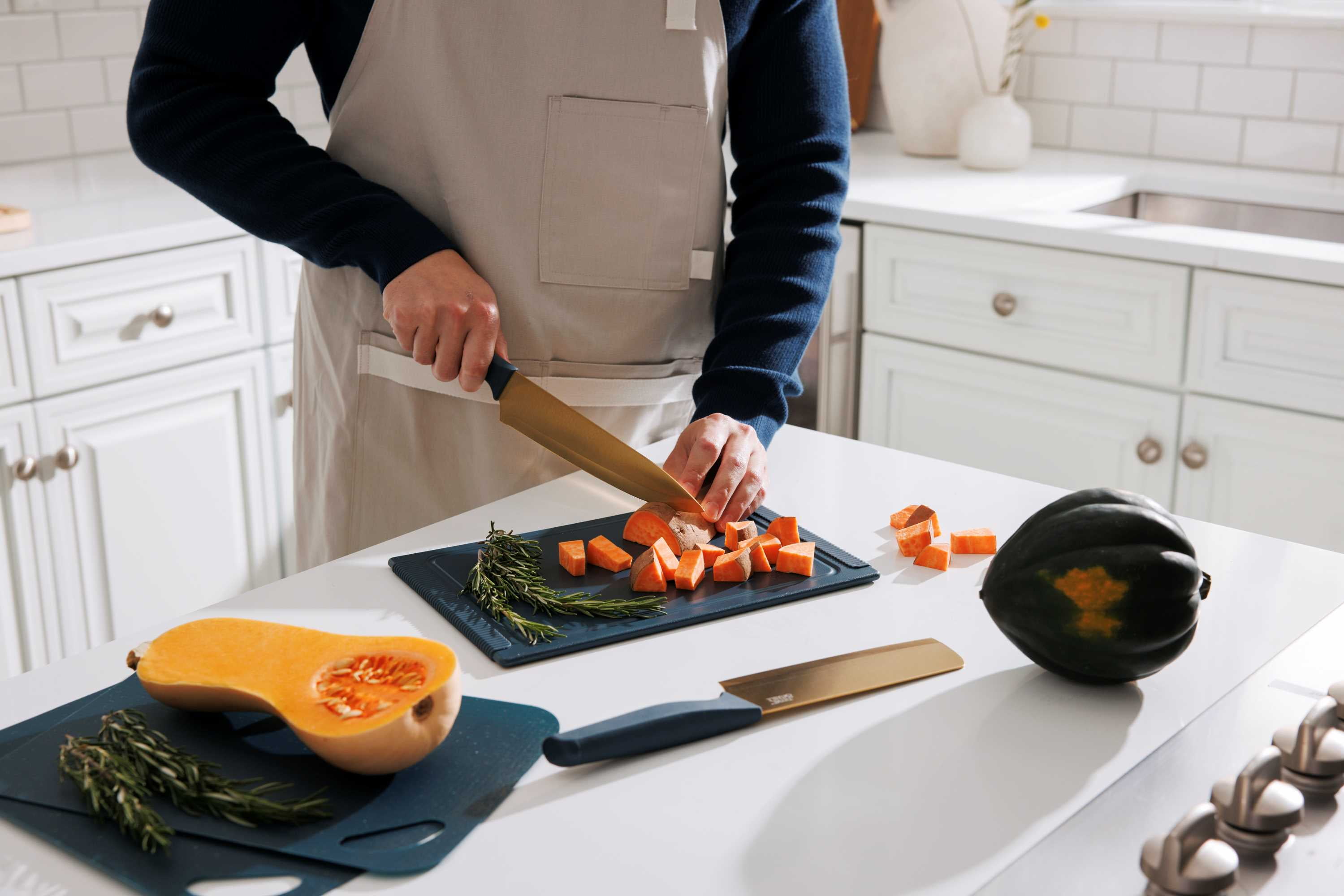 Thyme & Table 20-Piece Knife Set - Blue