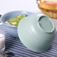 thumbnail image 5 of Plastic Bowls- Microwave- Dishwasher Safe Cereal Bowl Large X 4pcs, Sturdy and Stackable Serving Bowls, Microwave Dishwasher Safe Color Bowls Set for Oatmeal, Soup, Ramen, Salad, Snack, 5 of 8