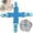 Blue, variant on HonestMatter Fitted Sheet Clips Heavy Duty, Mattress Clips to Keep Sheets On, Bed Sheet Fasteners for Washing Machine Dryer, Blue