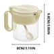 thumbnail image 4 of pstuiky Compartimento de almacenamiento de gran capacidad para condimentos, botella de condimentos, tapa abatible con asa de cocina doméstica, 4 of 5