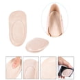 thumbnail image 3 of 2 pares de elevadores de gel para el talón de zapatos Cojín para aliviar los espolones óseos Inserciones medias autoadhesivas Copas para el talón Almohadillas para los pies Plantillas de soporte para, 3 of 4
