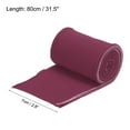 thumbnail image 2 of Uxcell 1 Pair Elastic Cuffs Ribbed Trims, 31.5" x 2.8" Cotton Knit Rib Stretch Cuff Sleeve for DIY Sewing, Red Purple, 2 of 6