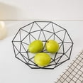 thumbnail image 2 of Frutero geométrico de alambre de Metal, cestas de almacenamiento de frutas Iron Arts para encimera de cocina, encimera, decoración del hogar, centro de mesa, 2 of 5