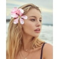 thumbnail image 3 of AWAYTR 3 Pcs Floral Clips for Women Girls Large Hair Flowers Set Tropical Hawaiian Floral Clip for Beach Wedding Hair Accessories, 3 of 8