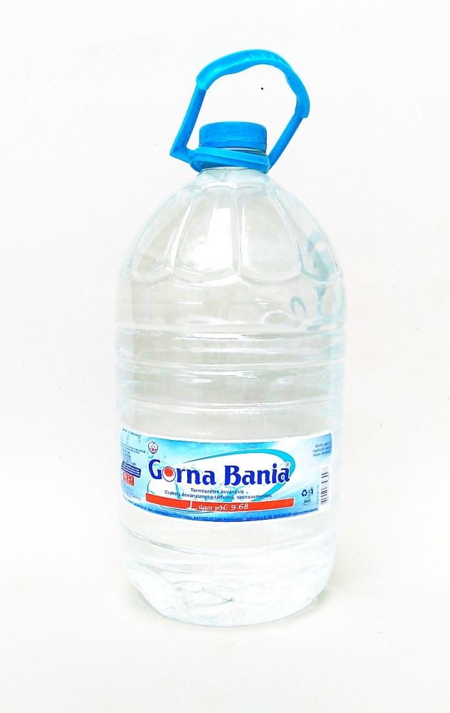 Gorna Bania Bulgarian Mineral Water, 8 L plastic bottle by