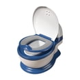 thumbnail image 3 of Asiento para orinal Entrenador para orinal Realista Cómodo Extraíble Sensación real Orinal Baño para orinal para hotel Guardería al aire libre Niños almohadilla de PU azul Hugo Inodoro de tren para ir al baño, 3 of 10