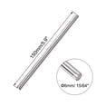 thumbnail image 2 of Uxcell 304 Stainless Steel Solid Round Rod for DIY Craft 6mm x 150mm /0.24" x 5.91" 5Pcs, 2 of 3