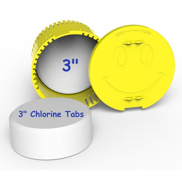 The Skimmie Happy TabHolds Two 3" TriChlor Chlorine Tabs/Safely
