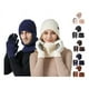 thumbnail image 1 of Set Conjunto Bufanda,gorro Y Guantes Tejidos Hombre Mujer, 1 of 8