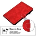thumbnail image 5 of Dteck Case For Kindle Fire HD 8 10th Gen HD 8 Plus (2020 Released) 8 inch,Magnetic Leather Wallet Card Holder Smart Case Folio Stand Protective Automatic wake/sleep Cover ,Red, 5 of 6