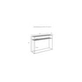 thumbnail image 5 of Crosley Furniture Braxton Modern Metal Console Table in Matte Black, 5 of 8