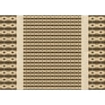 thumbnail image 1 of Ahgly Company Tapis Rectangulaire Lavable en Machine Rouge Brun, 2 Pieds x 5 Pieds, 1 of 7