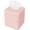 Pink, variant on Tissue Box Cover with Base, Square Plastic Tissue Box Holder Decorative Tissue Cover Modern Cube Facial Tissue Dispenser for Bathroom Vanity Countertop, Living Room, Bedroom, Office