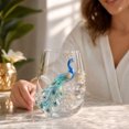 thumbnail image 6 of SLYNSHome Glass Cup with Nature-Inspired Designs Animals Themed, Large Capacity Stemless Tumbler for Everyday Beverages, Elegant Drinkware for Home and Gifting, 6 of 7