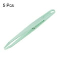 thumbnail image 3 of Unique Bargains Sticker Tweezers for Crafting Flat Tip with Spring, Green, 5 Pieces, 3 of 4