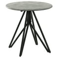 thumbnail image 3 of Hadi Ensemble Rond de 2 Pcs SmartTop Table Basse et Bout de Canapé en Ciment, 3 of 11
