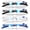 2*Black+Blue+Clear, variant on WEMOOMOOTANTS 4 Packs Black Readers 2.5 for Men Women Rimless Lightweight Reading Glasses 1.0 1.5 2.0 250 3.0 3.5