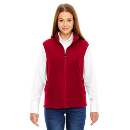 Classic Cowhide Vest - Ash City - North End Ladies' Voyage Fleece Vest - CLASSIC RED 850 - 3XL 78173