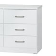 thumbnail image 4 of Better Home Products DD & PAM 6 Drawer Engineered Wood Bedroom Dresser in White, 4 of 4