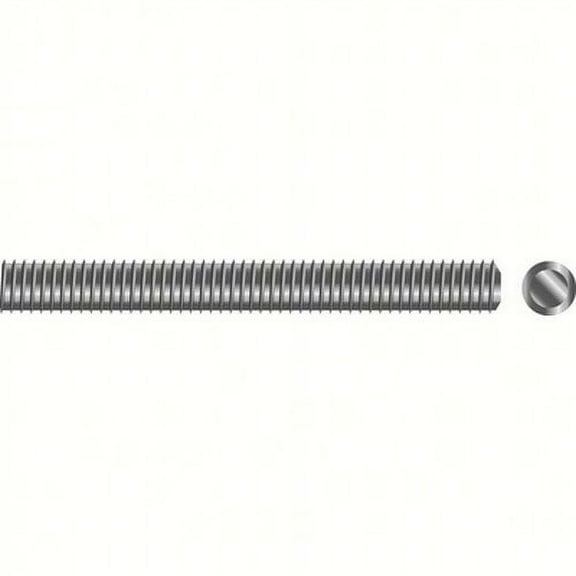 SeaChoice 00674  00674; 1/2-13 X 3 Foot Threaded Rod Stainless Steel 1 Each