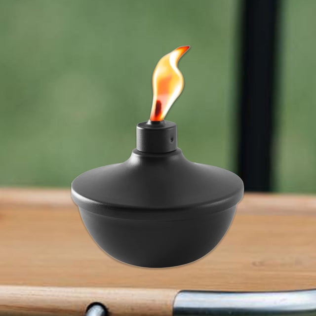 Antorcha de Mesa de Metal Perfecl con Mechas y Cubiertas Resistente