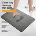 Bath Stone Mat, Luxury Diatomaceous Earth Shower Mat- Non-Slip Fast ...
