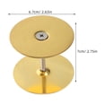 thumbnail image 2 of GOOHOCHY Rectangular Door Knob Cover Plate 1 Set Golden Stainless Steel for Smooth Polished Surface, 2 of 8