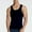 Black, variant on Baqcunre Tank Tops Men Ice Silk Vest Fitness Narrow Shoulder Running Sports Seamless Quick Drying Inside And Outside Wear Summer Youth. Sweatshirts For Men Tops For Men Navy 4XL