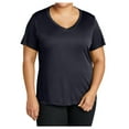 thumbnail image 2 of Yellow Rooster Women's PosiCharge Competitor V-Neck Tee Iron Grey 3XL, 2 of 7