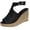 Black, variant on asdoklhq Summer Sandals for Women,Summer Plus Size Retro Round Toe Color Matching Women's Casual Wedge Sandals